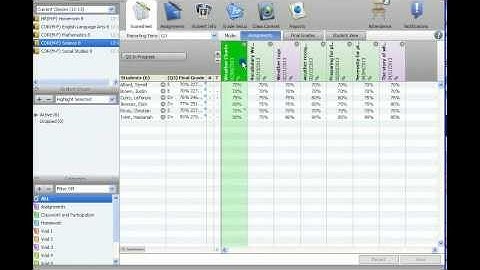 PowerTeacher Quick Tip: How to copy assignments to a from one cycle to another..