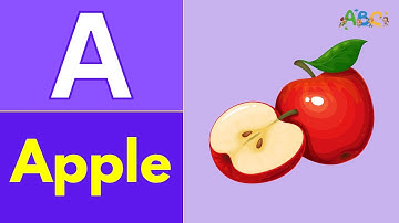 ABC leren voor peuters | Leer alfabetische woorden van A tot Z | ABC-flashcards voor baby