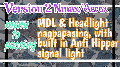New version 2 Nmax/Aerox menu to passing...