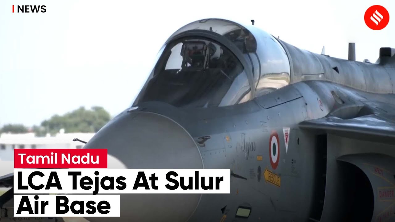 Indigenously Built Tejas Fighter Jet Showcases Capabilities at Sulur Air  Base - YouTube