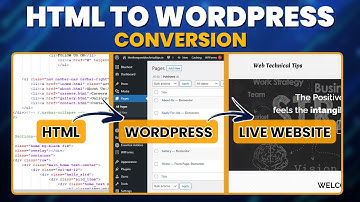 How to Convert HTML Website to WordPress - html to WordPress conversion tutorial in Hindi