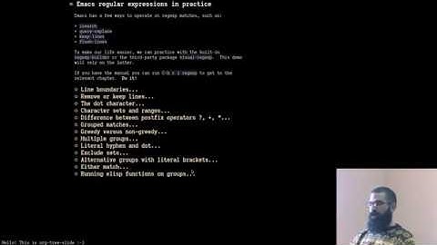Emacs: basics of regular expressions (regexp)