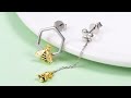 Серебряные серёжки (U7 925 пробы) с AliExpress