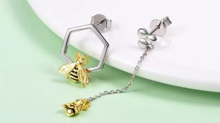 Серебряные серёжки (U7 925 пробы) с AliExpress