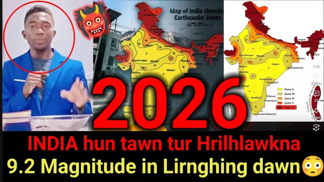 Kum 2026 ah India ramah Lirnghing rapthlâk a thleng dawn 😳 Mi 700 aia tam thi dawn 🙏