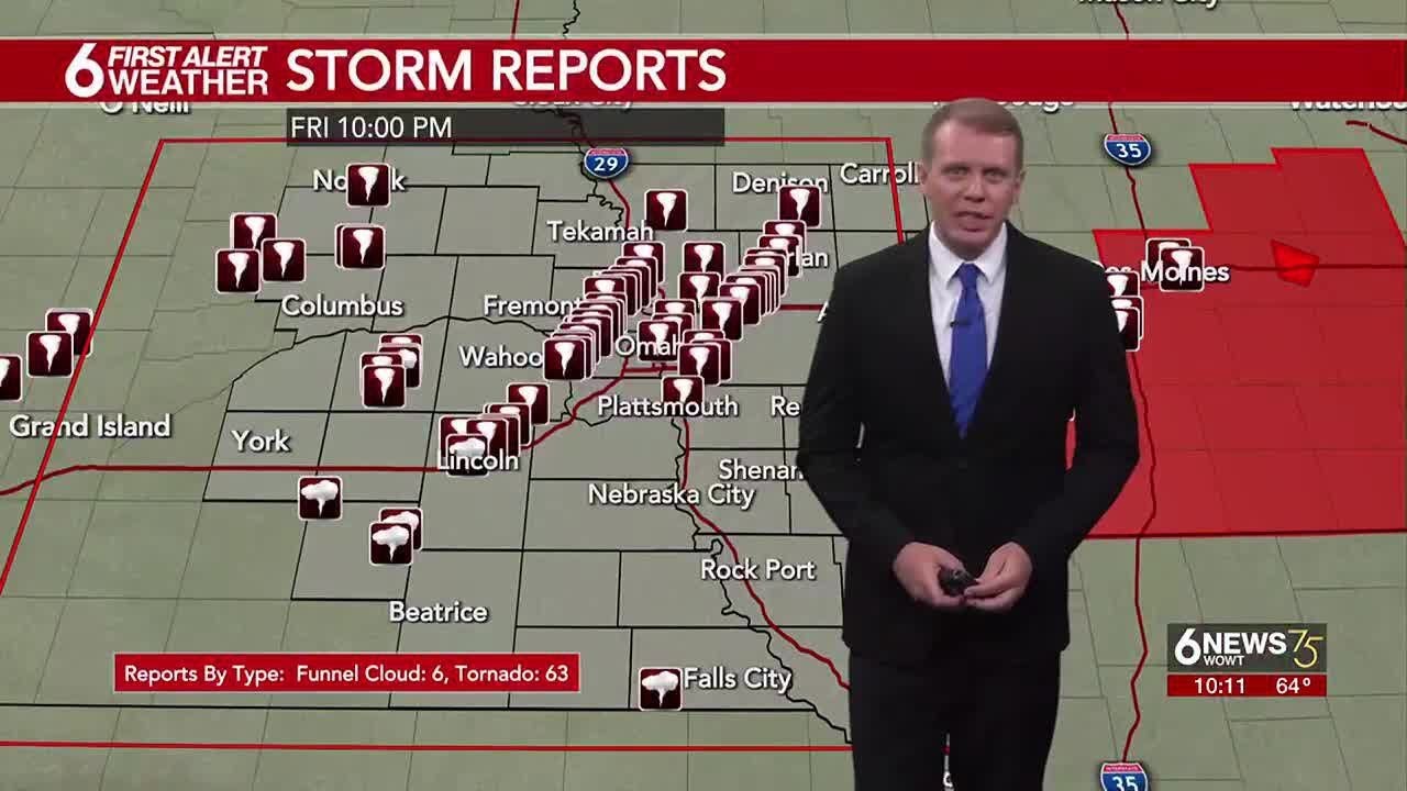 Multiple tornadoes tracked across the area Friday afternoon - YouTube