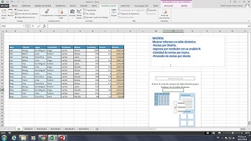 Tablas dinámicas con macros en Excel