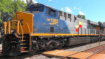 🍊 New CSX Seaboard System Heritage Unit #1982 Leading