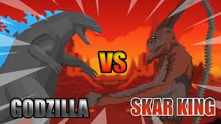 Godzilla vs Skar King | Kaiju Animation