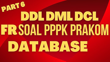 soal pppk pranata komputer  Database part 6