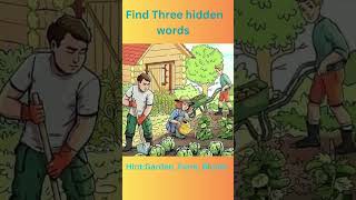 Can you find the hidden words in this picture #shorts #puzzle #braintest #viralshorts #funny