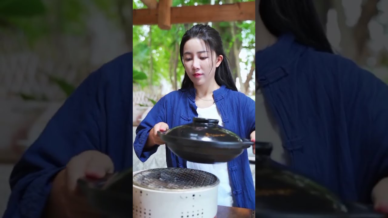 Come With Us To Our Village Kitchen Where We Make The Most Soothing Peach Gum Dessert Soup Shorts