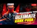 Grandmaster Live Rank Push with subs Free Fire Telugu - TMT_OFFICIAL is Live