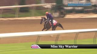 Miss Sky Warrior gallops 4.23