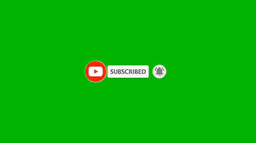 SUBSCRIBE BUTTON AND NOTIFICATION BELL ( GREEN SCREEN)