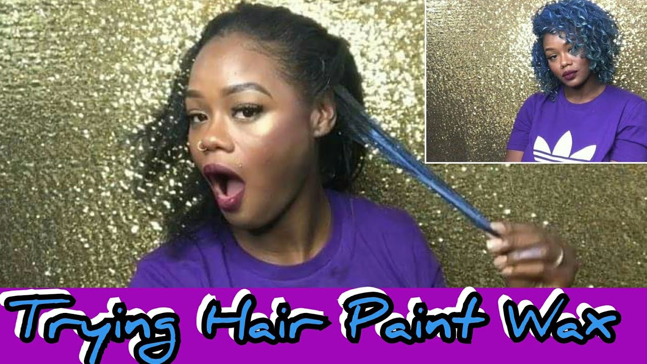 Trying Hair Paint WaxDo I like the Results?!? YouTube