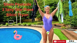Wicked Sexy Colorful Cheeky Hot Brazilian Bikini Tryon Shein 3 One Piece Swimsuits