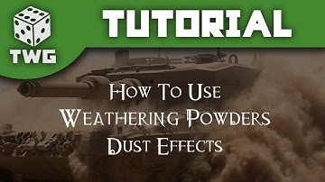 How To Use Weathering Powders: Dust Effects