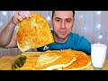 MUKBANG Огромные чебуреки с мясом /  МУКБАНГ /  ASMR / Мукбанг Сеня / eating show / 먹방