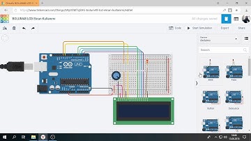 Tinkercad ile Arduino Bölüm 48 : 16x2 LCD EKRAN YAZI YAZDIRMA