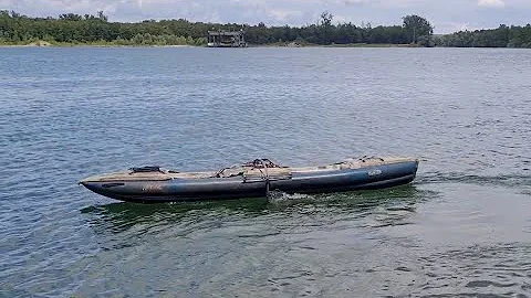 Electric kayak T200 Thruster test