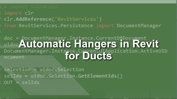 Auto Hangers in Revit for Ducts using Dynamo and Python