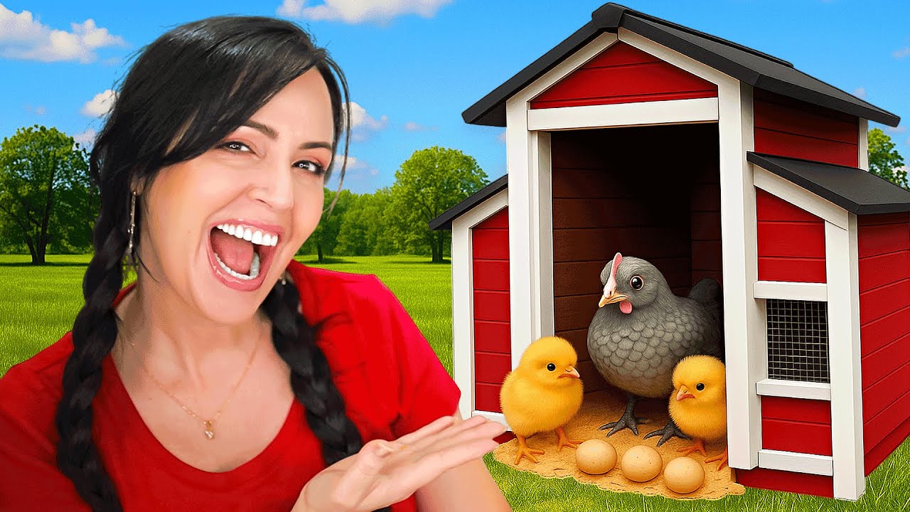 La Kikiriki ya es Mamá 😱 Pollitos Nuevos en La Finquita Bonita 🐣 Sandra Cires Vlog