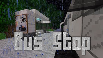 Minecraft: Bus Stop Tutorial