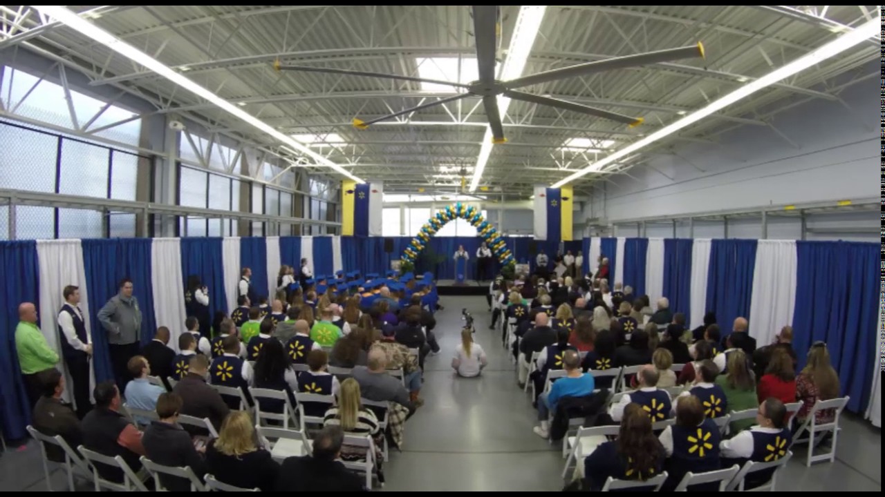 Time Lapse Of A Walmart Academy Grand Opening Ceremony In Beebe AR 