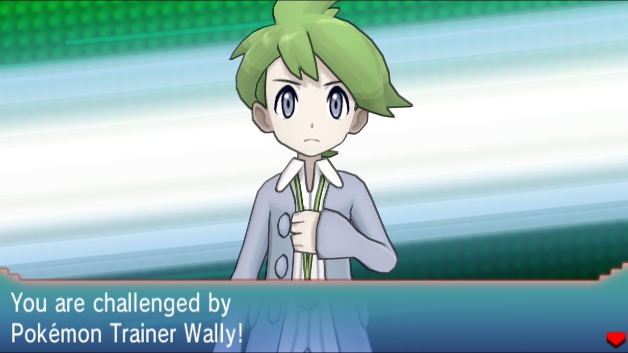 Pokemon Rutile Ruby Vs Pokemon Trainer Wally - YouTube.