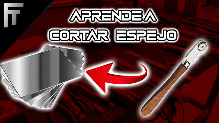 Como cortar un ESPEJO o luna de 3mm Herramienta para cortar Espejo y vidrio tutorial