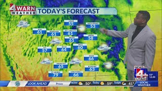 Well-above average temperatures for the weekend