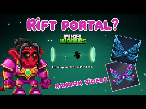 Going inside the RIFT PORTAL | Pixel Worlds