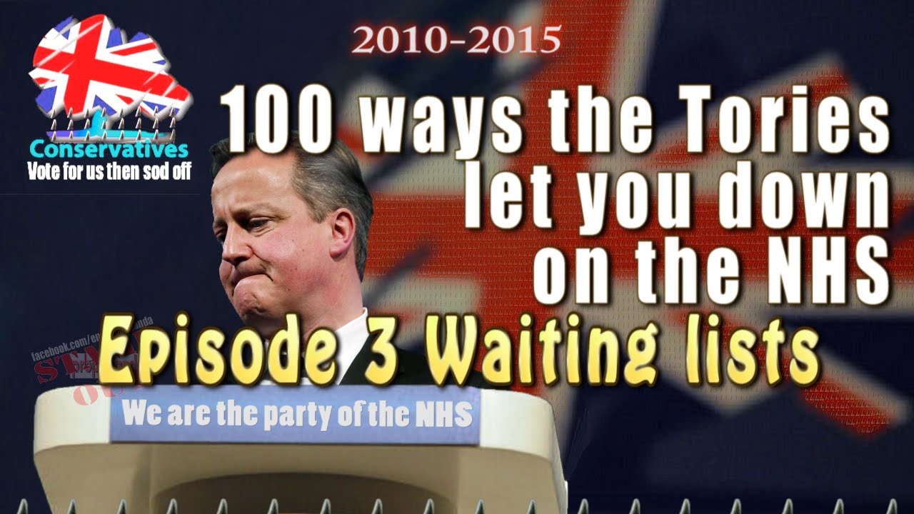 Tory NHS Fails: Episode 3 Waiting lists
