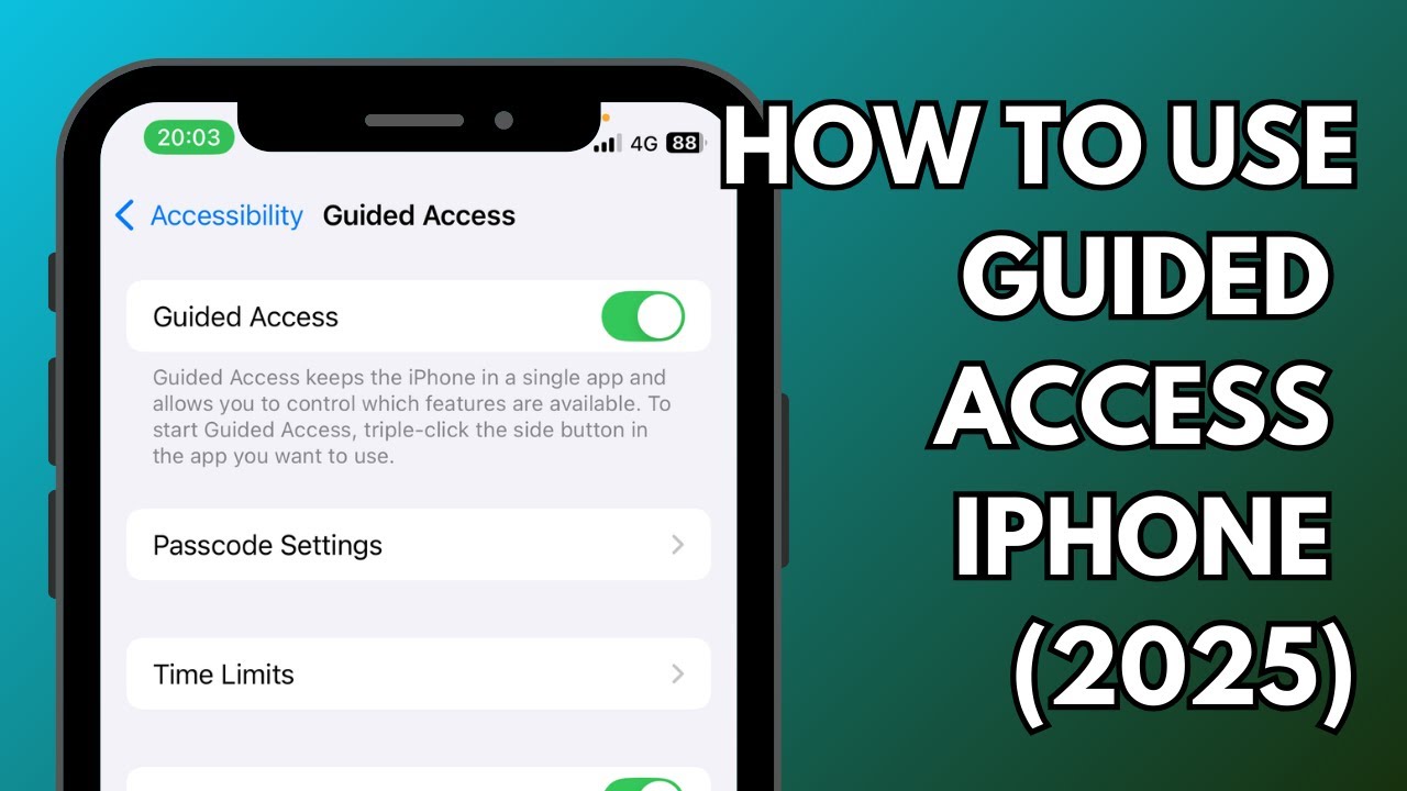 How To Use Guided Access - YouTube