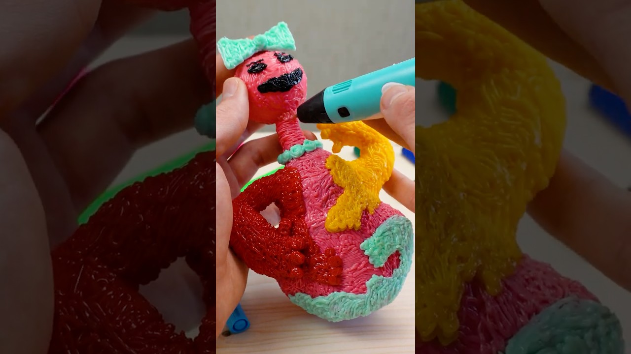 I made a Dolly the Doughgirl  Making Poppy Playtime 4 with 3D Pen   