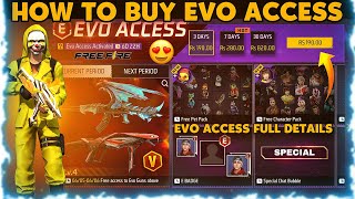 FREE FIRE EVO ACCESS | HOW TO BUY EVO ACCESS IN FREE FIRE | EVO ACCESS FREE EVO GUNS | EVO ACCESS