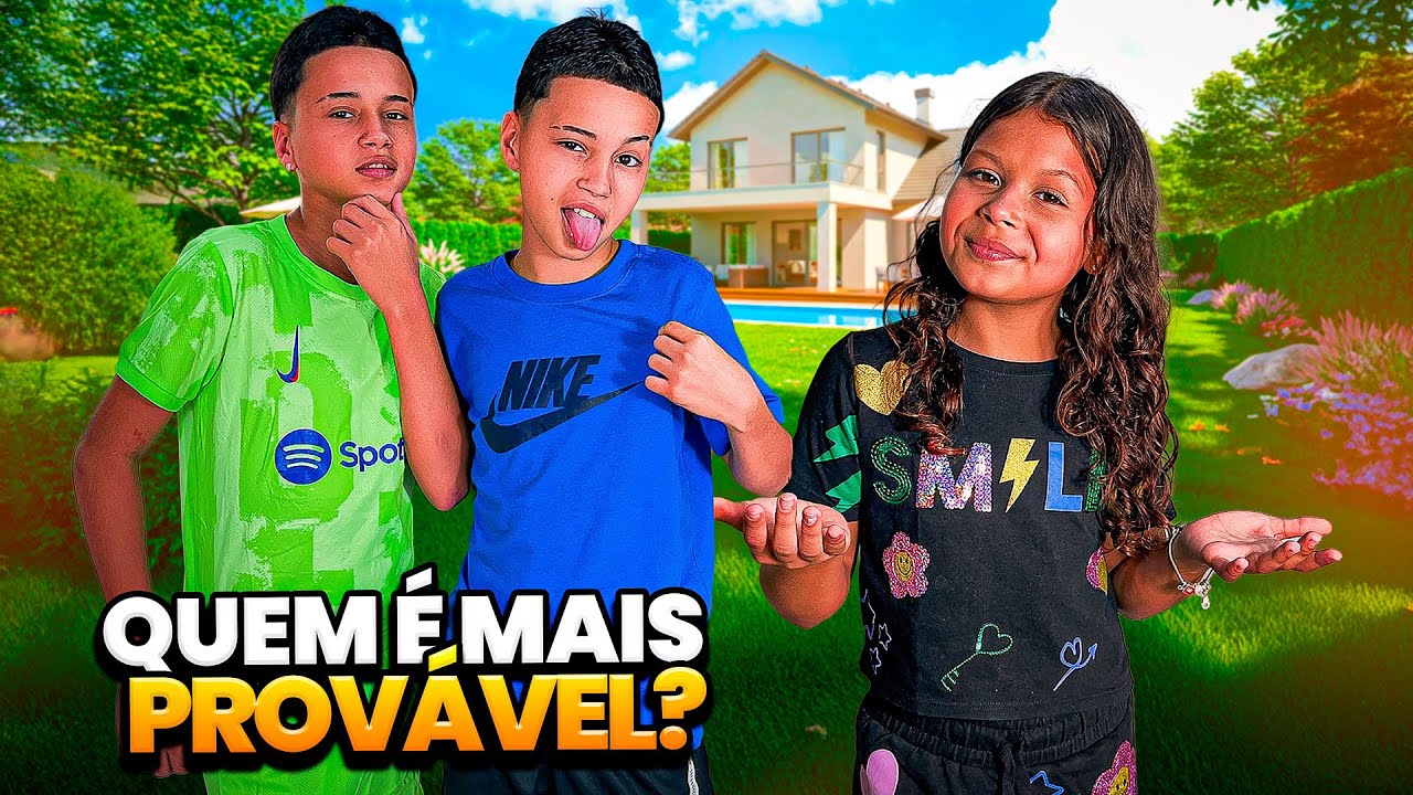 A IRMÃ DOS GÊMEOS ANTONIO E JP REVELOU QUAL IRMÃO ELA GOSTA MAIS!! • Valentina Abitan• 