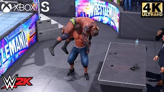 WWE 2K - John Cena vs Randy Orton - Main Even Wrestlemania | Xbox [4k60]