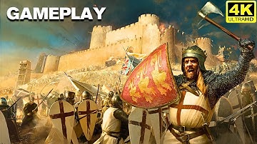 *NEW* Stronghold Crusader Definitive Edition Gameplay Demo 26 Minutes (4K)