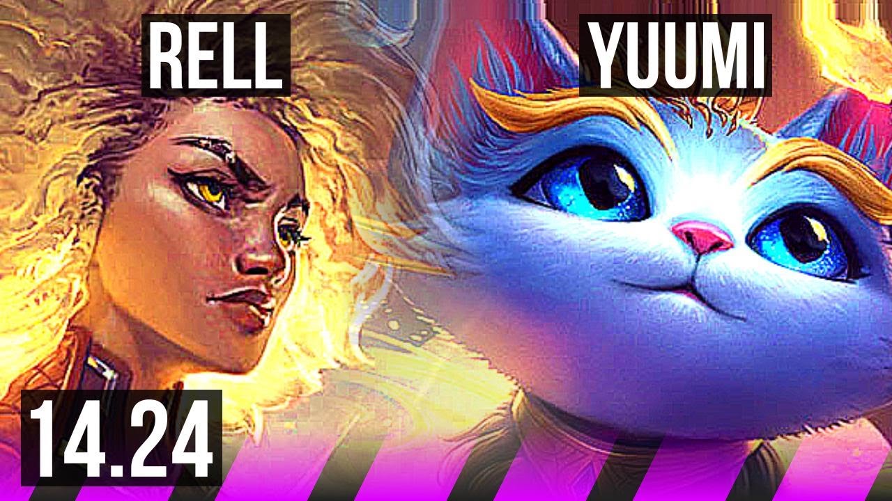 RELL & Miss Fortune vs YUUMI & Lucian (SUP) | KR Diamond | 14.24