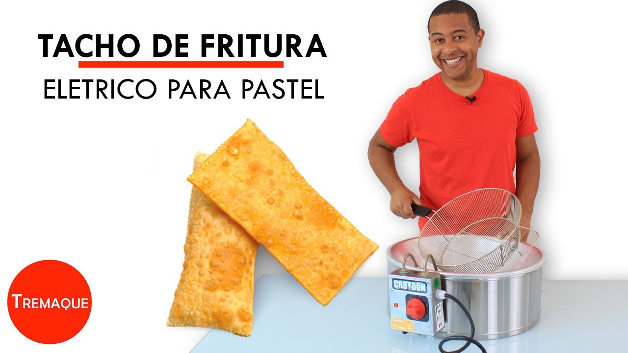 Tacho Elétrico para Pastel Na verdade frita TUDO YouTube