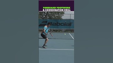 FOREHAND & FOOTWORK DRILL #tennis #shorts