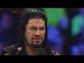 Roman reigns predicts the head of the table in 2014