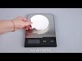 15kg Stainless Steel Digital Kitchen Scale | CCOWAY Multifunction Food Weighing Scale