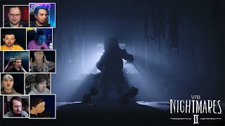 Реакция Летсплейщиков на Охотника в Little Nightmares 2