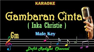 Gambaran Cinta (Karaoke) Inka Christie Nada Pria/Cowok Male key Gm