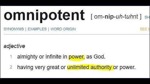 Attributes of God (Part 1) - Omnipotence