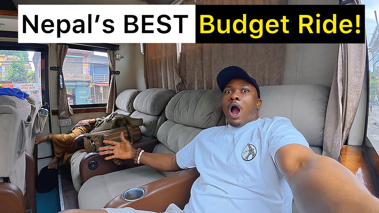 $12 LUXURY BUS from Kathmandu to Pokhara 🇳🇵(Nepal RoadTrip)