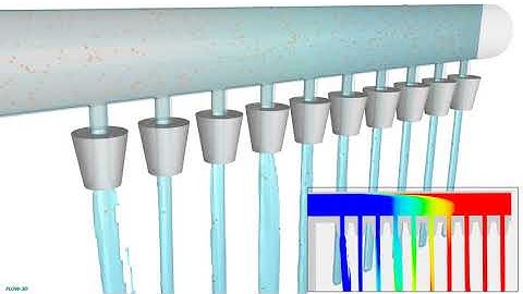 Shower Head Simulation | FLOW-3D